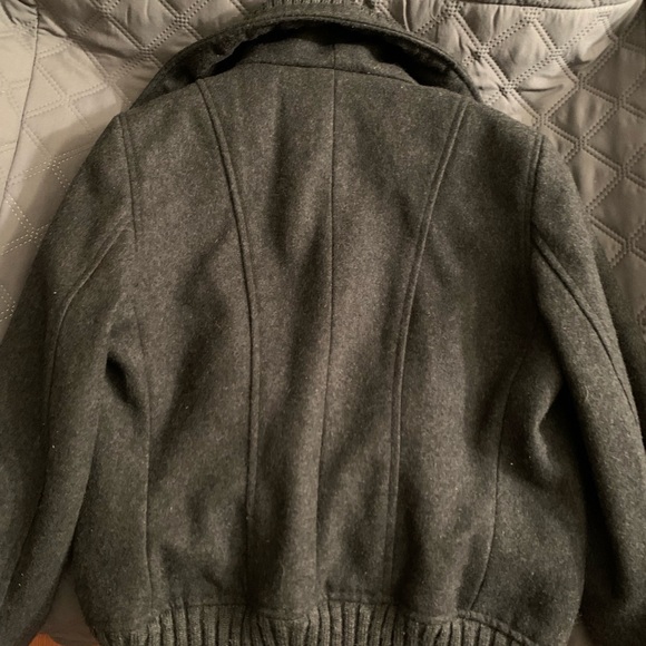 Express boy or girls wool jacket. Size XS. Gray is the color. - Picture 4 of 12